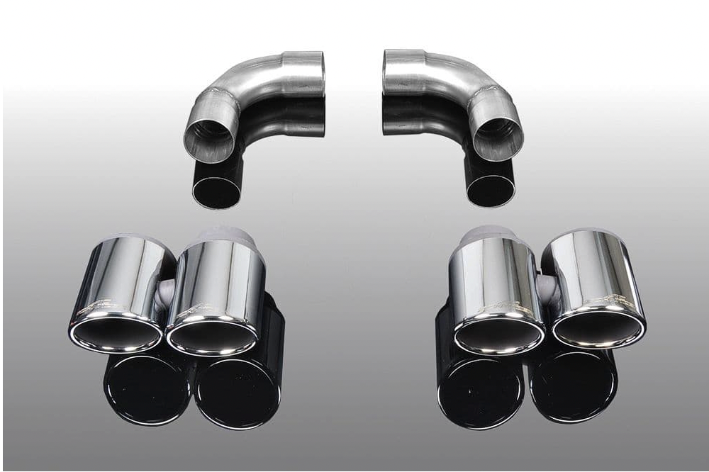 BMW 330d / M340d G20 Quad Tailpipes Chrome