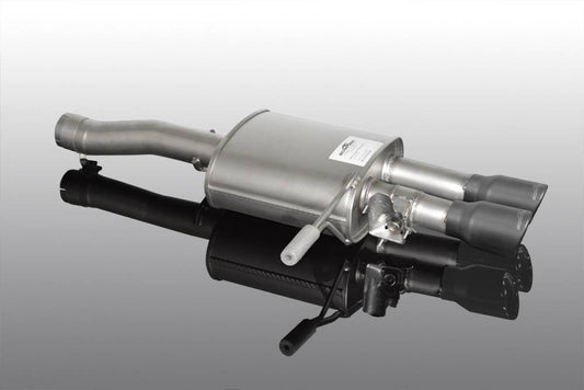 Ac Schnitzer Silencer With Black Tailpipe For Mini F56 Cooper S With Exhaust Flap (18122563109)