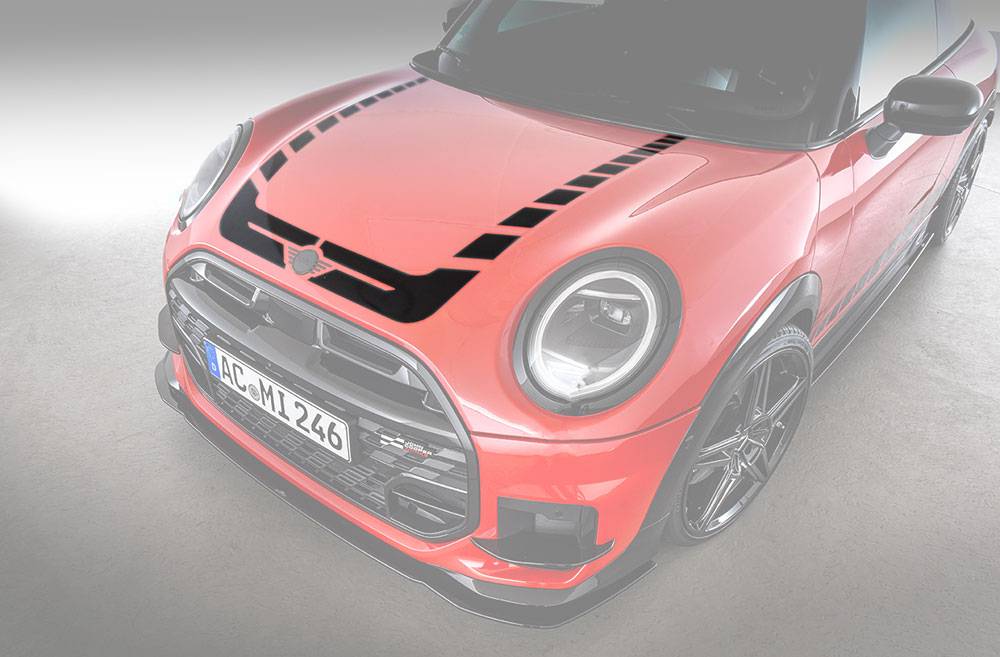 MINI F66 Cooper S / JCW AC Schnitzer Bonnet Decal Pack