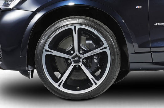Ac Schnitzer 20 Wheel & Tyre Set Bicolor Type Iv Continental For Bmw X5 F15 (82262156209)