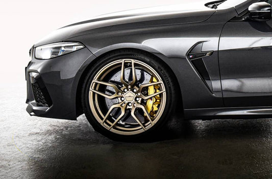 Ac Schnitzer 21 Wheel & Tyre Set Ac4 Forged Techgold Continental For Bmw M8 F93 (82422916604)