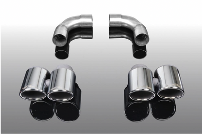 BMW 330d / M340d G20 Quad Tailpipes Chrome