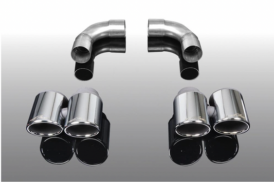 BMW 330d / M340d G20 Quad Tailpipes Chrome