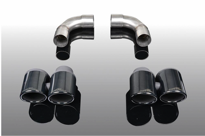 BMW 330d / M340d G20 Quad Tailpipes Black