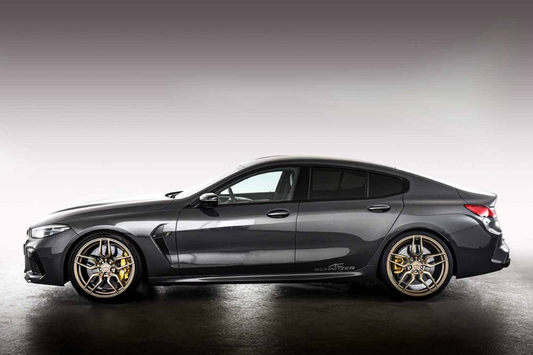 BMW M8 AC4 forged Techgold 21" alloy wheel sets