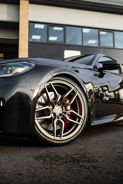 BMW M2 G87 AC4 Forged Techgold alloy wheel sets